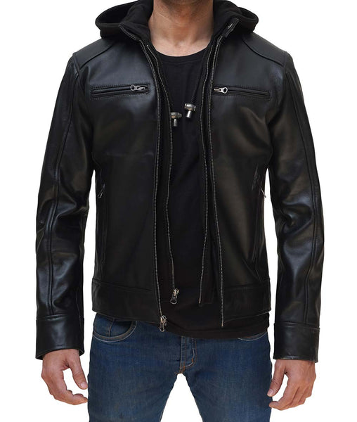 Dodge Yellow Cafe Racer Leather Jacket for Women