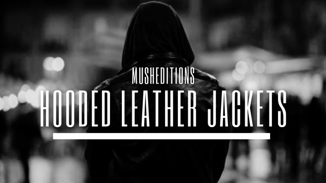 Styling a hooded leather jacket: A perfect fit for Transitional Weather