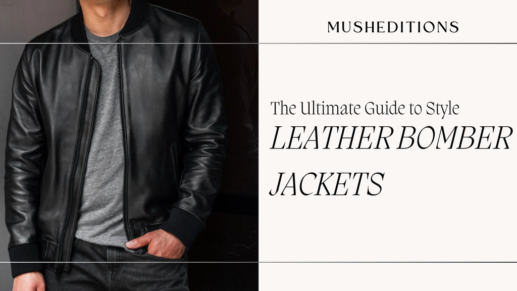 The ultimate guide on how to style leather bomber jackets