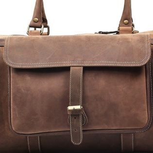 Duffel Bags in Textured Brown, Mountain Leather, Duffel Bags